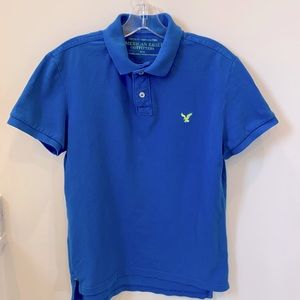 ❤️ American Eagle Outfitters Blue Men’s Polo Shirt M